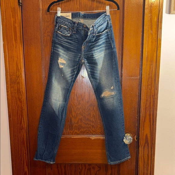 abercrombie kids Other - Vintage Abercrombie Kids Blue Distressed Jeans